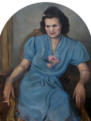 Janusz Paweł Janowski, Portret kobiety, 1943