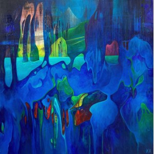 Katarzyna Buchalik (b. 1978), Blue Fantasy, 2021