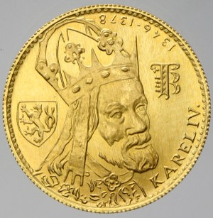 1 dukát 1980 Karel IV. (raž. 1808 ks)