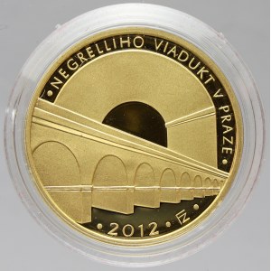 5000 Kč 2012 Negreliho viadukt, plexi pouzdro, etue, karta