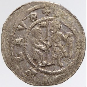 Vladislav I. (1109-17). Denár. Cach-551. n. nedor. ex. aukce Lanz č. 152, pol 739