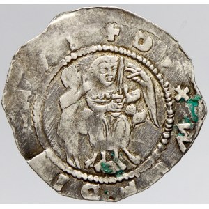 Vladislav I. (1109-17). Denár. Cach-556. opisy nedor., nastřižen