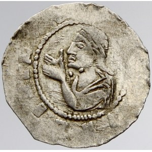 Vladislav I. (1109-17). Denár (0,90 g). Cach-556. opisy nedor.