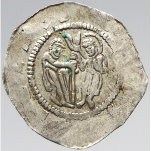Vladislav II. (1140-74). Denár. Cach-587. opisy nedor.