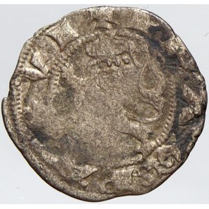 Václav II. (1283-1305). Parvus. Sm.-2. dr. kor.