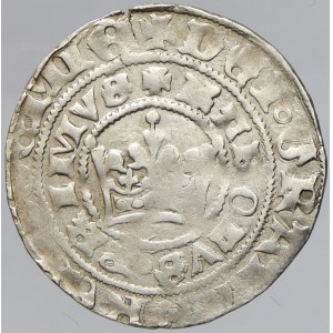Karel IV. (1346-78). Pražský groš (3,15 g), blíže neurč. dr. nedor.