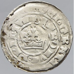 Karel IV. (1346-78). Pražský groš, blíže neurč. nedor., n. excentr.
