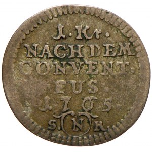 Schwarzenberg, Josef Adam  (1732-82). 1 krejcar 1765 Norimberk. KM-C-1