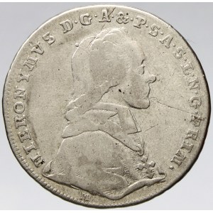 Hieronymus Colloredo (1772-1803). 20 krejcar 1776 M. Probszt-2747