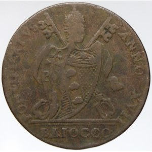 Pius VII. (1800-23). 1 baiocco 1815 B. KM-112