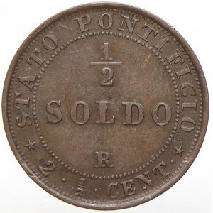 ½ soldi 1867 R, rok XXI
