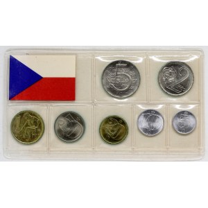 Sada oběhových mincí ČSSR 1980