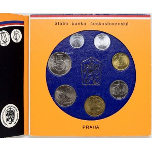 Sada oběhových mincí ČSSR 1990