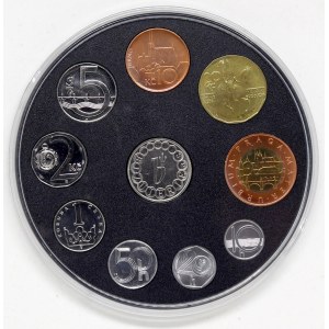 Sada oběhových mincí ČR 1994 (Hamburg, Jablonec+ žeton), orig. obal