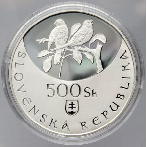 500 Sk 2005 Slovenský kras, plexi pouzdro, etue, certifikát
