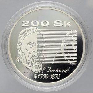 200 Sk 1996 Jurkovič, plexi pouzdro, etue, certifikát