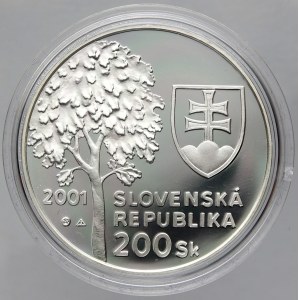 200 Sk 2001 Dubček, plexi pouzdro, etue, certifikát
