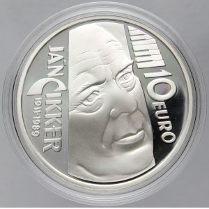 10 € 2011 Cikker, plexi pouzdro, etue, certifikát, reklam. tisk