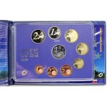 Sada oběhových mincí SR 2010 (1 c. až 2 € + Ag žeton), verze 1. soubor € mincí, orig. obal ...