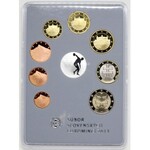 Sada oběhových mincí SR 2011 (1 c. až 2 € + Ag žeton), verze OH Londýn, orig. obal