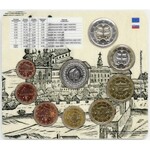 Sada oběhových mincí SR 2012 (1 c. až 2 € + žeton), verze Malokarpatsko, orig. obal