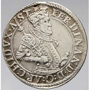 Arc. Ferdinand (1564-95). ¼ tolar b.l. Hall. KM-798. m. o.