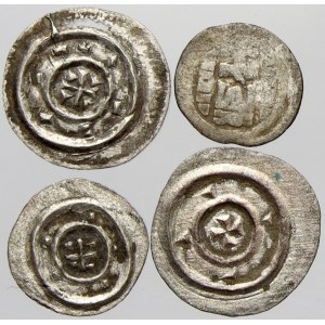 Koloman (1095-1116). Konvolut 4 různých denárů, blíže neurčeno