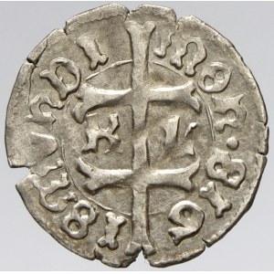Zikmund (1387-1437). Denár b.l. Husz.-578. naprasklé hrany