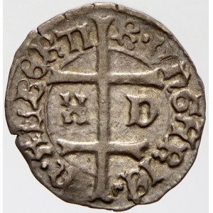 Albrecht (1437-39). Denár b.l. A-K. Husz.-592b.  n. nedor.