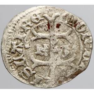 Ladislav V. (1453-57). Denár b.l. Husz.-jako 655, ale korunovaný znak. n. excentr., n. nedor.
