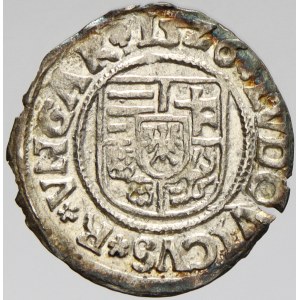 Ludvík II. (1516-26). Denár 1526 K-A. Husz.-841. n. nedor., n. naprask. okraj