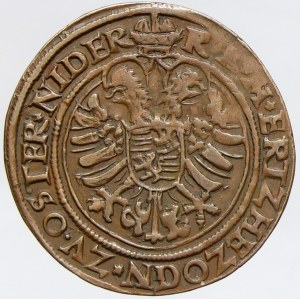 Ferdinand I. Početní groš 1560 Vídeň - Hartmann. Prokisch-A.3/1/35. naprasklý na rubu