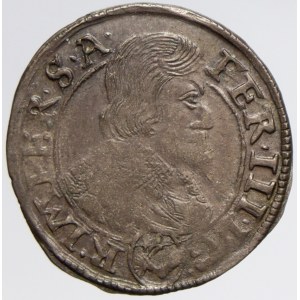 3 krejcar 1638 K. Hora - Geronius. MKČ-1195