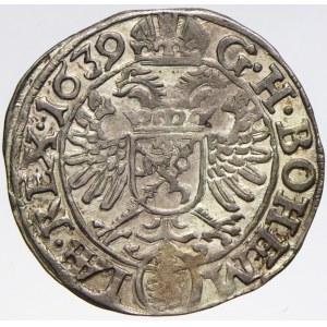 3 krejcar 1639 Praha - Wolker. MKČ-1180