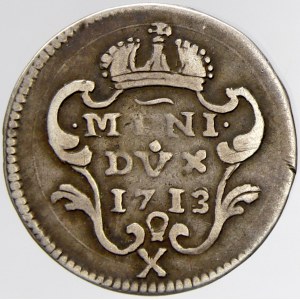 X soldi 1713 pro Lombardsko. Nov.-45