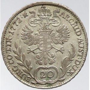 20 krejcar 1772 S. C. Nov.-90