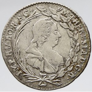 10 krejcar 1772 C. K. Nov.-89