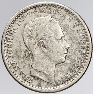 10 krejcar 1858 A Scheide Münze