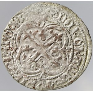 Sasko - Míšeň. Friedrich II., Friedrich a Sigismund (1428-36). Kopový groš (2,02 g), minc. Freiberg. Krug-1003/3