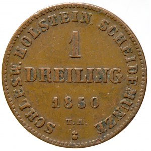 Schleswig - Holstein. Provizorium. Dreiling 1850 TA. KM-23