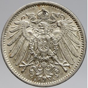 Drobné mince císařství. 1 M 1911 A. n. skv.