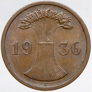 Výmarská republika. 2 rpf. 1936 E. KM-38. n. rysky