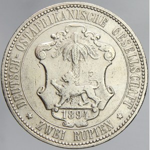 DOA - východoafrická společnost. 2 rupie 1894. KM-5