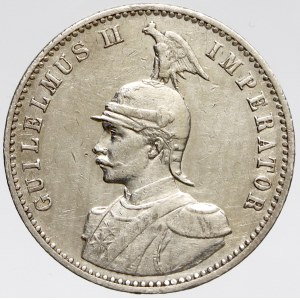 DOA - východoafrická společnost. ½ rupie 1897. KM-4