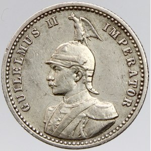 DOA - východoafrická společnost. ¼ rupie 1891. KM-3