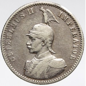 DOA - koloniální ražby. ½ rupie 1904 A. KM-9