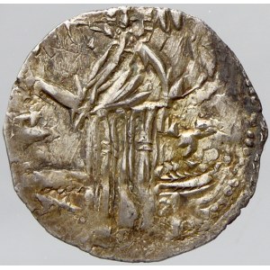 Bulharsko. Ivan Asien se synem Kalo-Johannem (1218-41). Matapan (Ag 1,51 g, 20 mm). Fiala-Windisch.-jako 21021