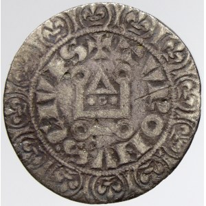 Francie. Ludvík IX. (1214-70). Tourský groš (3,16 g). Duplesy-190d. mírně okrojen