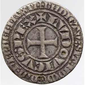 Francie. Ludvík IX. (1214-70). Tourský groš (3,16 g). Duplesy-190d. mírně okrojen