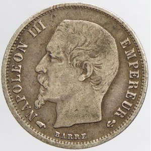 Francie. Napoleon III. (1852-70). 50 cent. 1859 A